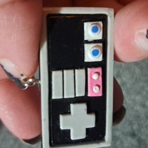 NES Nintendo controller pendent charm video games gamer game